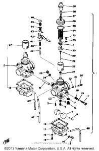 RD400D Карбюратор