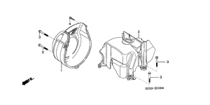 SGX50 Fan cover / shroud