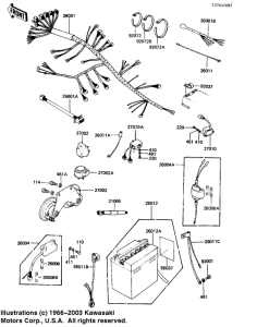 KZ1000 Электрика