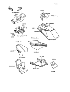 AR125 Decal(green / white) (ar125-b7 / b8)