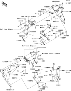 ZR1000 Обтекатель нижний
