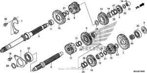GL1800 (ABS) Трансмиссия