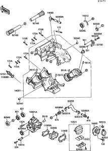 KR250 Crankcase(1 / 2)
