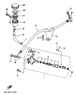 TZR80RR Bomba de freno