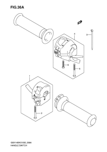 GSX1400 Рулевой переключатель