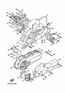 XC125SR クランクケース