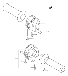 AN400 Рулевой переключатель