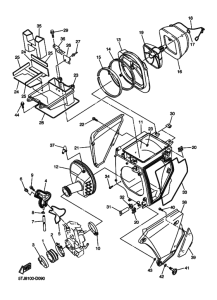 WR450F WR450FV Впускная система