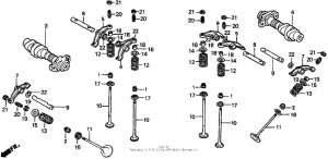 VT750C Распределительный вал