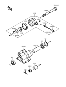 KMX80 Переднее колесо