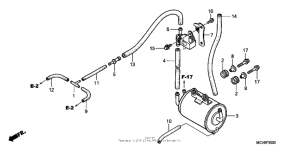 VTX1800T2 Evap canister (ac)