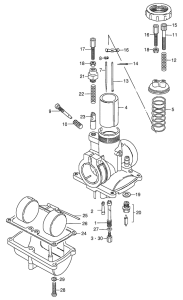 K125 Carburetor assy
