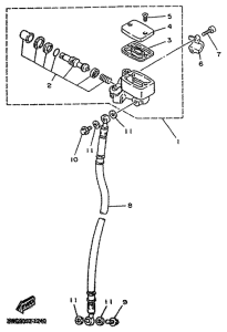 CY50R Bomba de freno delantero