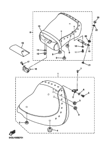 XVS1100ATL XVS1100ATLS Пружина