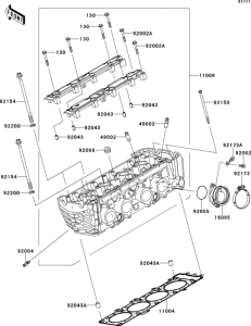 ZR800 Головка цилиндров