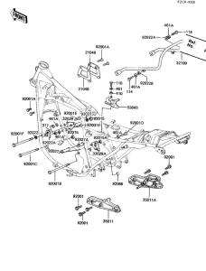 KZ1000 Рама ,крепежные детали