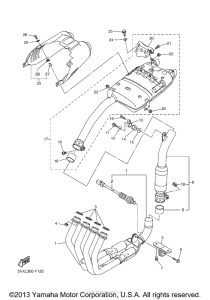 FZS6XCL Выхлопная система