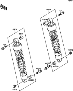 EN500 Подвеска  /  амортизатор