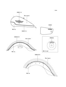 VN1500 Decals(boulogne / white)