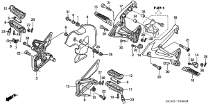 VFR800 (ABS) Ступень передачи