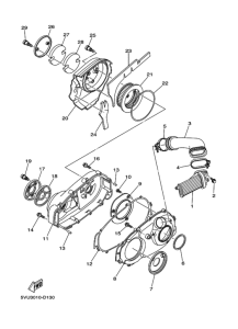 XP500 ｸﾗﾝｸｹｰｽｶﾊﾞｰ 2