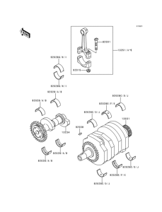 EX250 Коленвал