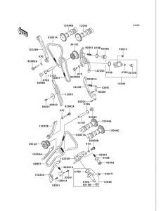 VN750 Распредвал