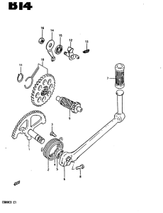 CS80 Ножной стартер