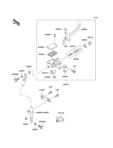 AN110 Передний тормозной цилиндр