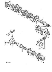 TS250 Трансмиссия