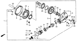 CB650SC Редуктор