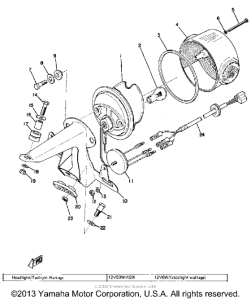 TX500A Задний фонарь