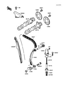 EX250 Распред вал