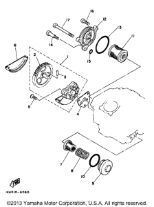 XT225JC Масляный насос