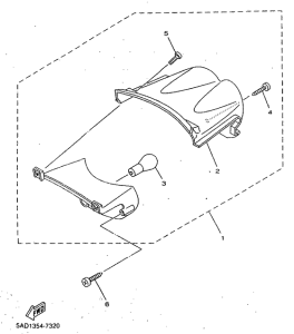 YN50 Grupo de luces traseras