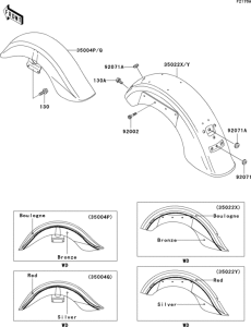 VN1500 Fenders(1 / 2)(vn1500-n3)