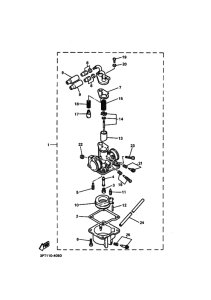 PW50 PW50G Carburetor assy