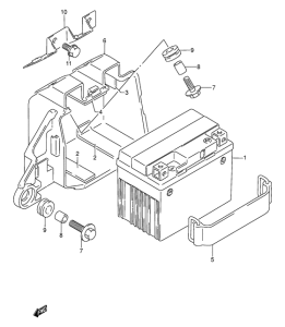 DR250 Аккумулятор
