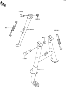 ZR1100 Подножка