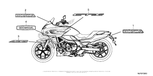 CTX700 DCT Mark + Emblem