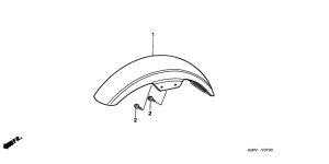 CMX250C Переднее крыло