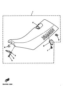 YZ250 Сиденье