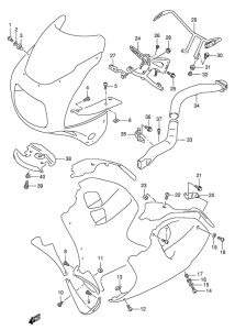 GSX-R1100 Installation parts