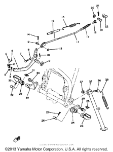 TT250G Подножки