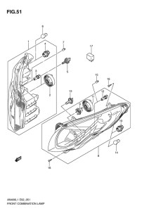 AN400 Front combination lamp