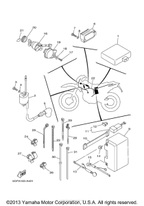 TT250R Электрика