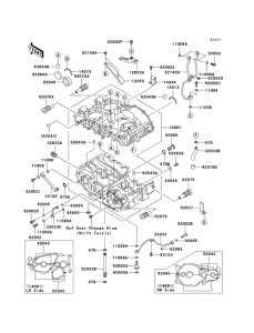 EX500 Картер двигателя