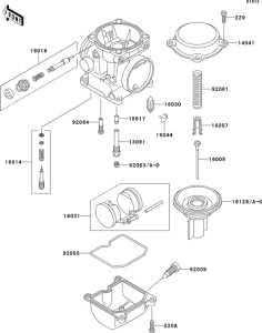 EN500 Карбюратор в разборе