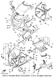 FZR400SAC Fairing-cowling