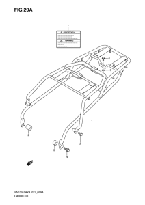 EN125 Багажник